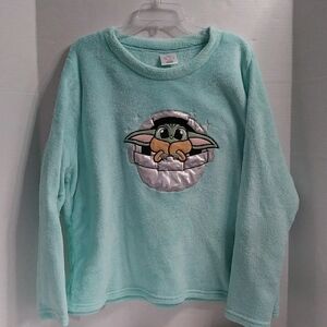 Disney Star Wars Baby Yoda  SleepWear Fleece Sweatshirt Size 3X *NWOT*